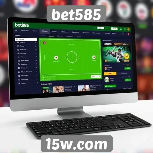 Avaliação da interface do usuário no Bet585